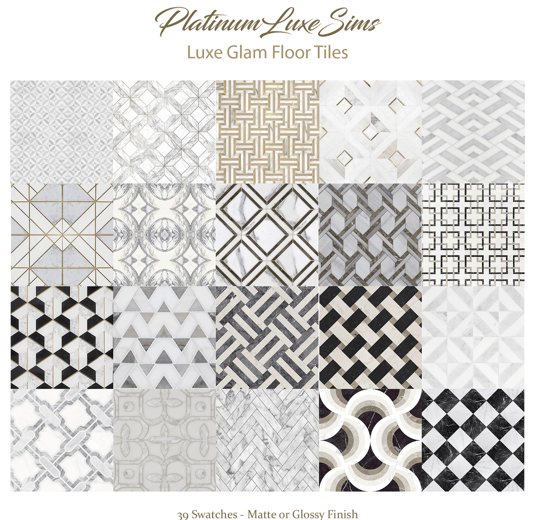 Напольная плитка Luxe Glam Floor Tiles